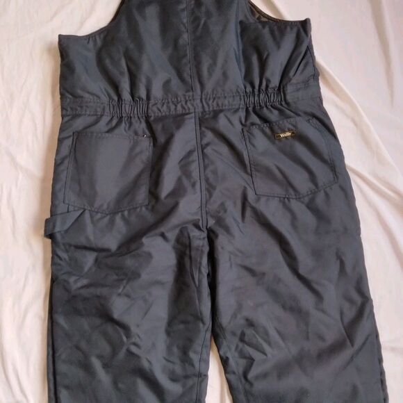 Walls Work Wear Insulated Bib Overalls Blue Quilted Lined Work Pants Mens 2XL - Picture 11 of 12